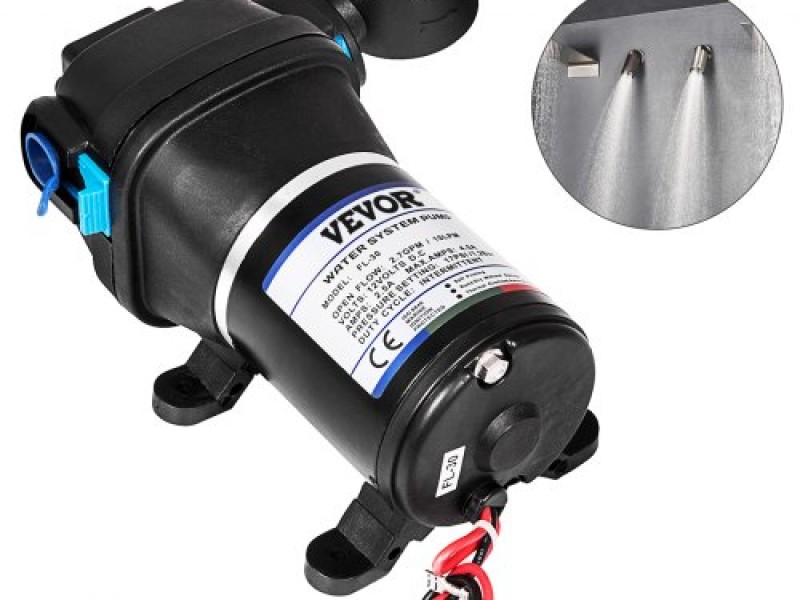 Bomba Diafragma alto caudal FL30. 12V. 10gph. 17psi. 2,2amp