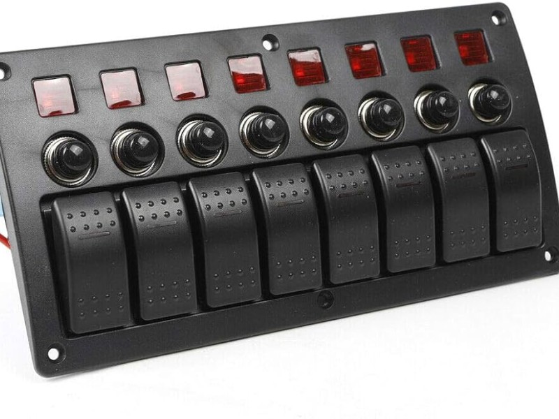 Switch Control led 8 interruptores